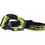 Masque scorpion goggle jaune fluo noir e21