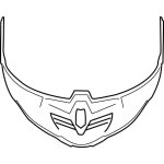 Mentonnire scorpion adx - 2 carrera noir rouge