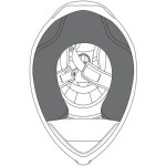 Mousses de joues agv k1 s / k1 noir