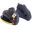 Mousses de joues agv tourmodular 40mm gris noir