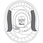 Mousses de joues agv x70 standard noir
