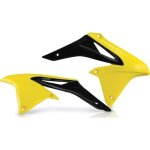 Ouïes de radiateur acerbis suzuki rmz 250 2010 jaune noir Ouïes de radiateur acerbis suzuki rmz 250 2010 jaune noir