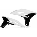 Ouïes de radiateur acerbis yamaha yzf 250 2010 - 12 blanc noir Ouïes de radiateur acerbis yamaha yzf 250 2010 - 12 blanc noir