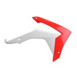 Ouïes de radiateur polisport couleur origine rouge / blanc honda crf250r / crf450r Ouïes de radiateur polisport couleur origine rouge / blanc honda crf250r / crf450r