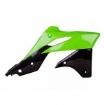 Ouïes de radiateur polisport couleur origine vert / noir kawasaki kx250f Ouïes de radiateur polisport couleur origine vert / noir kawasaki kx250f