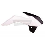 Ouïes de radiateur polisport noir / blanc ktm sx85 Ouïes de radiateur polisport noir / blanc ktm sx85