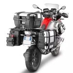 Paire de valises latrales givi monokey trekker trk46n 46l alu