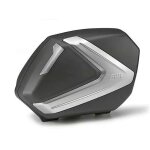 Paire de valises latrales givi v37nt 37l noir argent fume