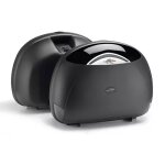 Paire de valises lat�rales kappa k40n2 40l noir catadioptre rouge