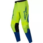 Pantalon cross alpinestars fluid haul jaune fluo bleu Pantalon cross alpinestars fluid haul jaune fluo bleu