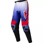 Pantalon cross alpinestars fluid wurx violet rouge brillant