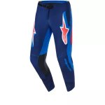 Pantalon cross alpinestars supertech vista bleu foncé hot coral cobalt Pantalon cross alpinestars supertech vista bleu foncé hot coral cobalt