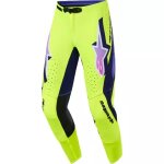 Pantalon cross alpinestars supertech vista jaune violet noir Pantalon cross alpinestars supertech vista jaune violet noir