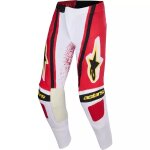 Pantalon cross alpinestars techstar nomur gris clair rouge noir Pantalon cross alpinestars techstar nomur gris clair rouge noir