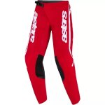 Pantalon cross enfant alpinestars fluid apex rouge blanc