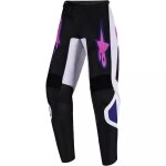 Pantalon cross enfant alpinestars fluid grid noir gris clair violet