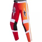 Pantalon cross enfant alpinestars fluid portl rouge gris clair gris fonc