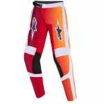 Pantalon cross enfant alpinestars fluid portl rouge gris clair gris fonc