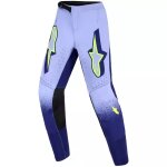 Pantalon cross enfant alpinestars supertech scenz violet jaune fluo
