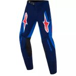 Pantalon cross enfant alpinestars supertech vista navy fonc hot coral cobalt