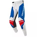 Pantalon cross honda racer iconic blanc bleu rouge Pantalon cross honda racer iconic blanc bleu rouge