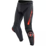 Pantalon dainese super speed noir rouge fluo Pantalon dainese super speed noir rouge fluo