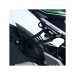 Patte de fixation silencieux r&g racing noir