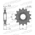 Pignon supersprox 520 37500 - 17