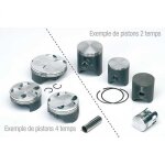 Piston vertex gasgas 125 diamètre 53. 96 03 - 10 Piston vertex gasgas 125 diamètre 53. 96 03 - 10