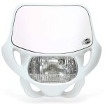 Plaque phare acerbis dhh certified blanc