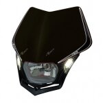 Plaque phare racetech v - face led noir