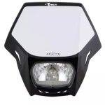 Plaque phare rtech matrix noir rmasknr00007