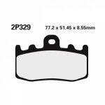 Plaquettes de frein avant nissin métal fritté bmw - 2p329st Plaquettes de frein avant nissin métal fritté bmw - 2p329st