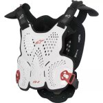 Plastron alpinestars a - 1 blanc noir rouge Plastron alpinestars a - 1 blanc noir rouge