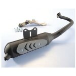 Pot d'chappement polini original pour vespa et2 50 2t noir