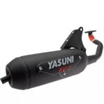 Pot d'echappement yasuni eco acier noir 746291