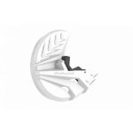 Protection de bas de fourche et disque polisport blanc honda crf450 / 250r Protection de bas de fourche et disque polisport blanc honda crf450 / 250r