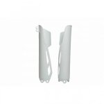 Protections de fourche racetech blanc honda crf250r 450r Protections de fourche racetech blanc honda crf250r 450r