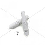 Protections de fourche ufo blanc fourche white power ktm