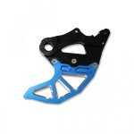 Protge disque arrire art bleu avec protection etrier sherco