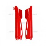 Protège fourche ufo rouge honda cr250 / 450r - rx Protège fourche ufo rouge honda cr250 / 450r - rx