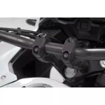 Rhausse guidon sw - motech diamtre 28mm hauteur 20mm noir