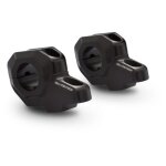 Rhausse guidon sw - motech diamtre 28mm hauteur 30mm recul 22mm noir