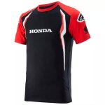 T - shirt alpinestars honda noir rouge