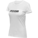 T - shirt femme dainese demon pocket blanc