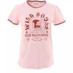T - shirt femme helstons wd wild souls rose