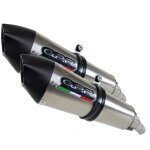 Silencieux double gpr h. 81. 1. gpan. to titane mat