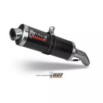 Silencieux double mivv oval classic carbone pour suzuki dl1000 v - strom