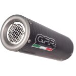 Silencieux gpr d. 118. hom. m3. pp acier inoxydable brossé Silencieux gpr d. 118. hom. m3. pp acier inoxydable brossé