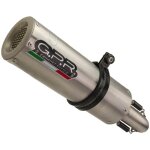 Silencieux gpr k. 125. m3. inox acier inoxydable brossé Silencieux gpr k. 125. m3. inox acier inoxydable brossé